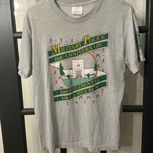 Vintage 1987 military police tee large